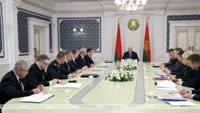 Photo of Lukashenko discussing creation of personal data protection authority