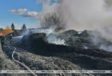 Photo of Пожар на открытой площадке Минского областного технопарка ликвидирован