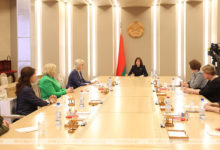 Photo of Kochanova meets with delegation of Russian Union of Women | Belarus News | Belarusian news | Belarus today | news in Belarus | Minsk news | BELTA