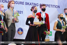 Photo of Фигуристы Виктория Семенюк и Илья Юхимук выиграли турнир Ice Star в Минске