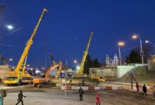 Photo of В Минске аварийный мост на Немиге полностью разобрали