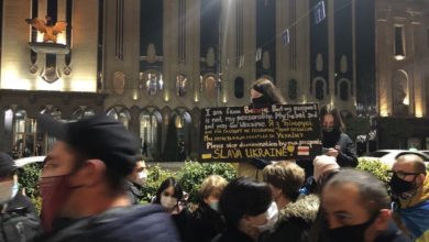 Photo of На акции в Грузии белоруска попросила прекратить дискриминацию по паспорту