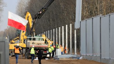Photo of Польша построила 120 км стены на границе с Беларусью
