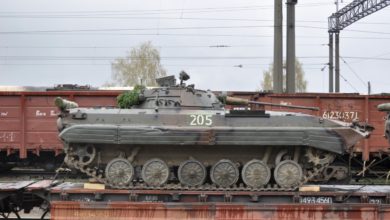 Photo of В Брест прибыл эшелон с 50 единицами боевой техники. ВИДЕО