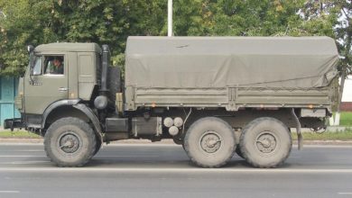 Photo of Военная колонна РФ, направляющаяся в сторону Бобруйска, по дороге съехала в кювет