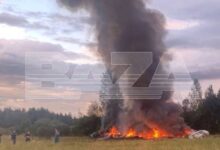 Photo of В России ПВО сбила самолет, принадлежавший Пригожину: главарь и командир «Вагнера» вероятно мертвы