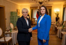 Photo of Тихановская встретилась с президентом Словении