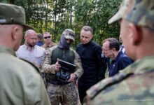 Photo of Президент Польши приехал к границе с Беларусью и Украиной. ФОТО