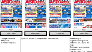 Photo of Суд в Минске признал «экстремистской» газету об автомобилях. Ее свежий номер все еще можно купить
