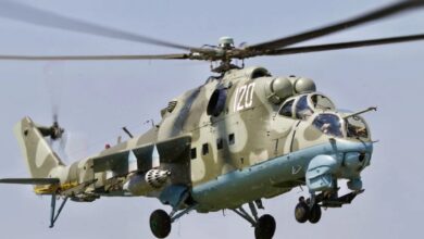 Photo of В Беларусь прилетели два российских боевых вертолета