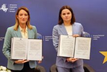 Photo of Белорусские демсилы и Европарламент подписали документ о сотрудничестве